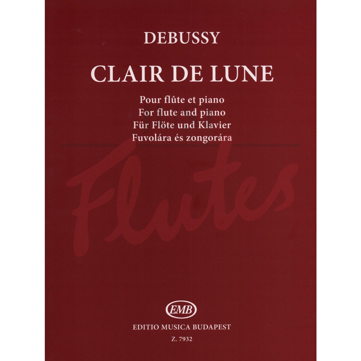 Clair de Lune for Flute and Piano