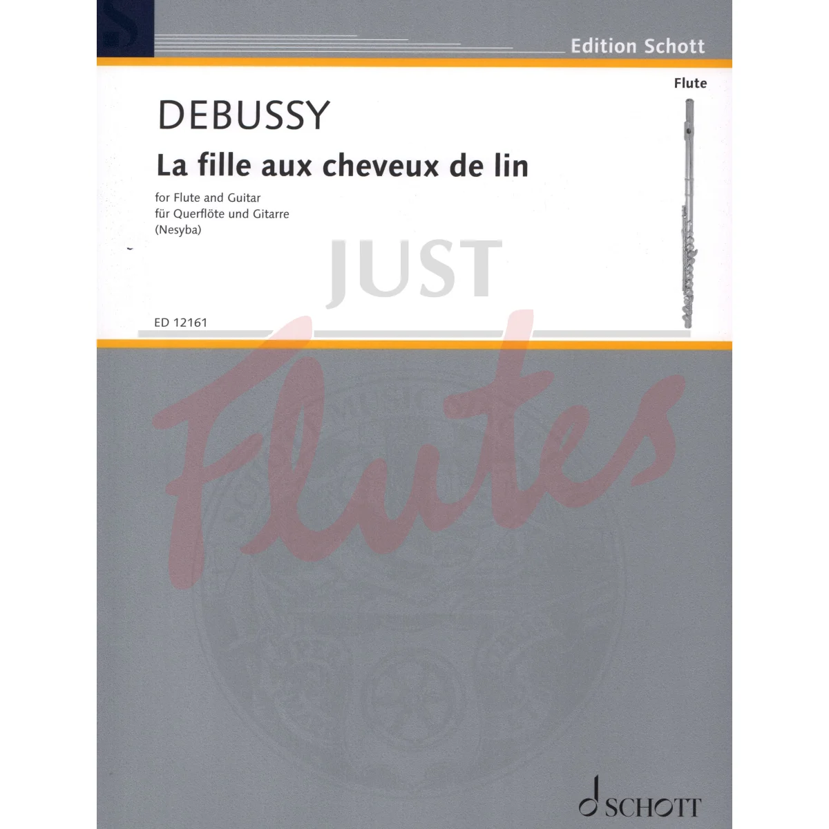 La Fille aux Cheveaux de Lin for Flute and Guitar