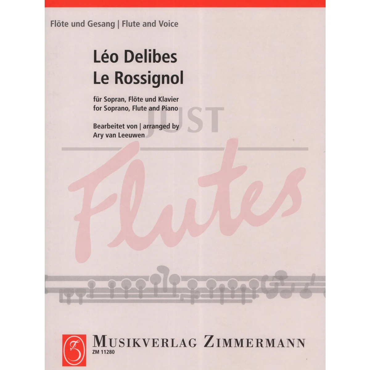 Le Rossignol for Voice, Flute and Piano