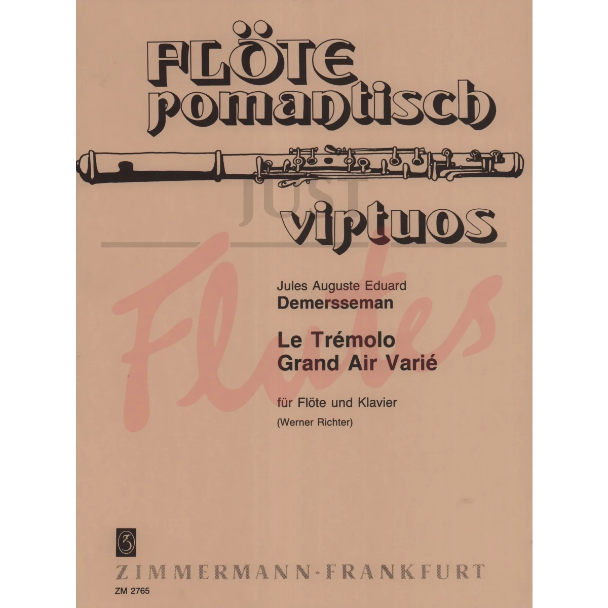 Le Trémolo Grand Air Varié for Flute and Piano