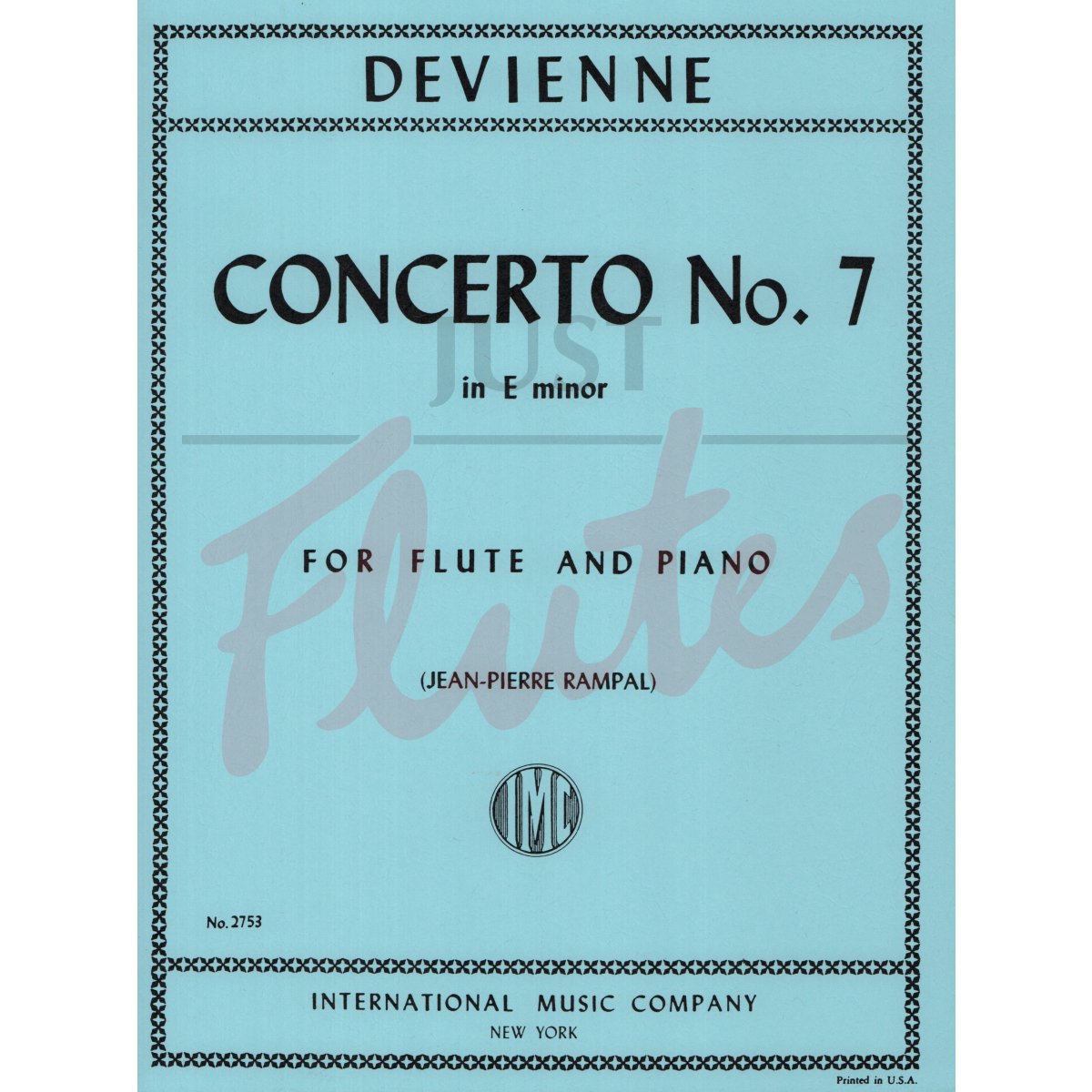 Concerto No 7 in E minor for Flute and Piano
