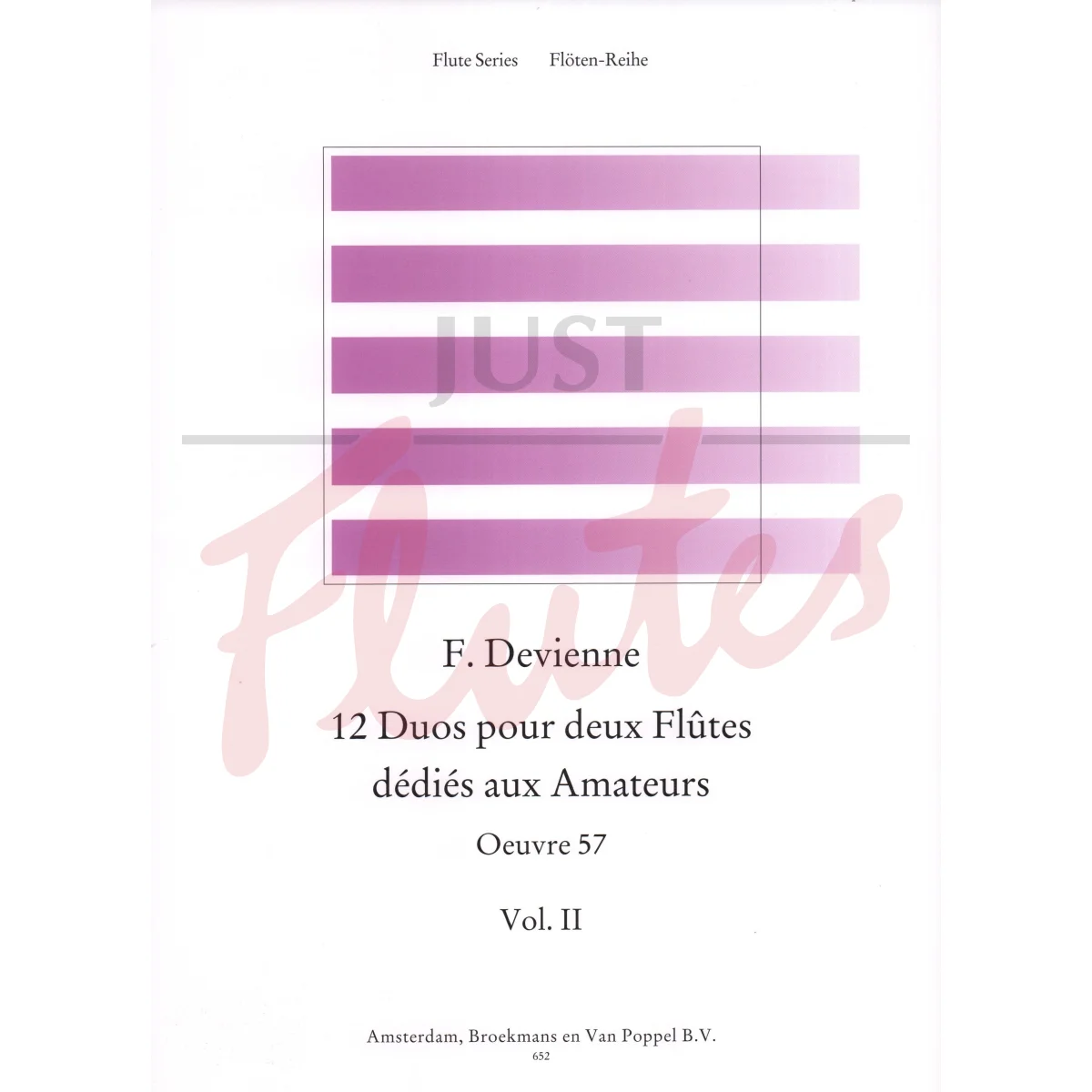 12 Duos for Two Flute dedicated to Amateurs Op 57 Vol 2