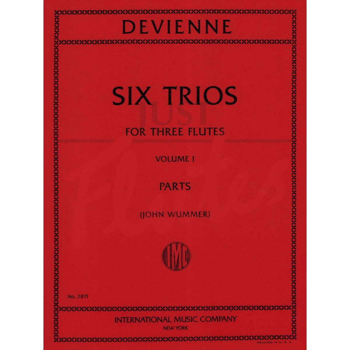 Six Trios for Three Flutes, Volume 1