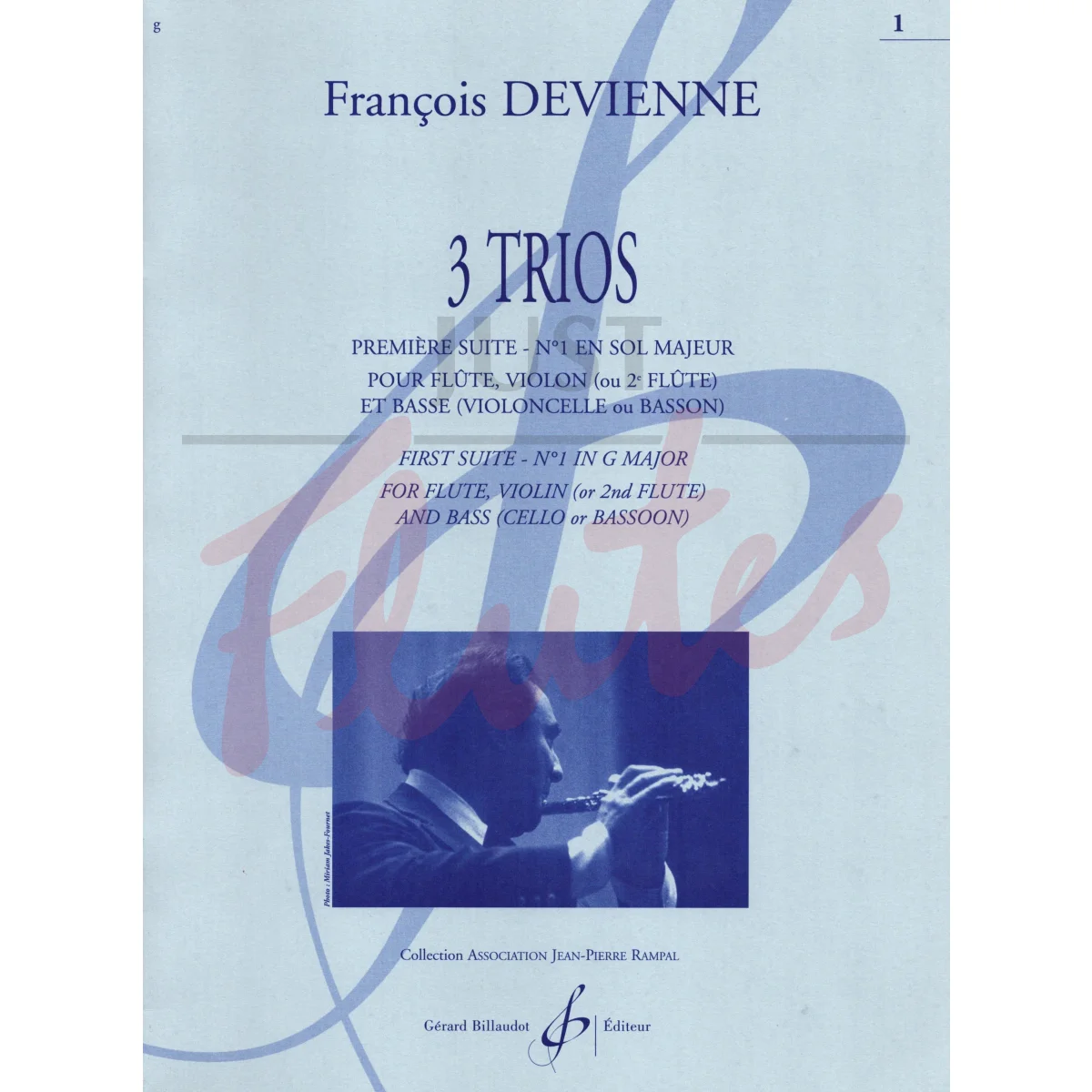 First Suite - Trio No. 1 in G major for Flute, Violin (or Flute) and Bass