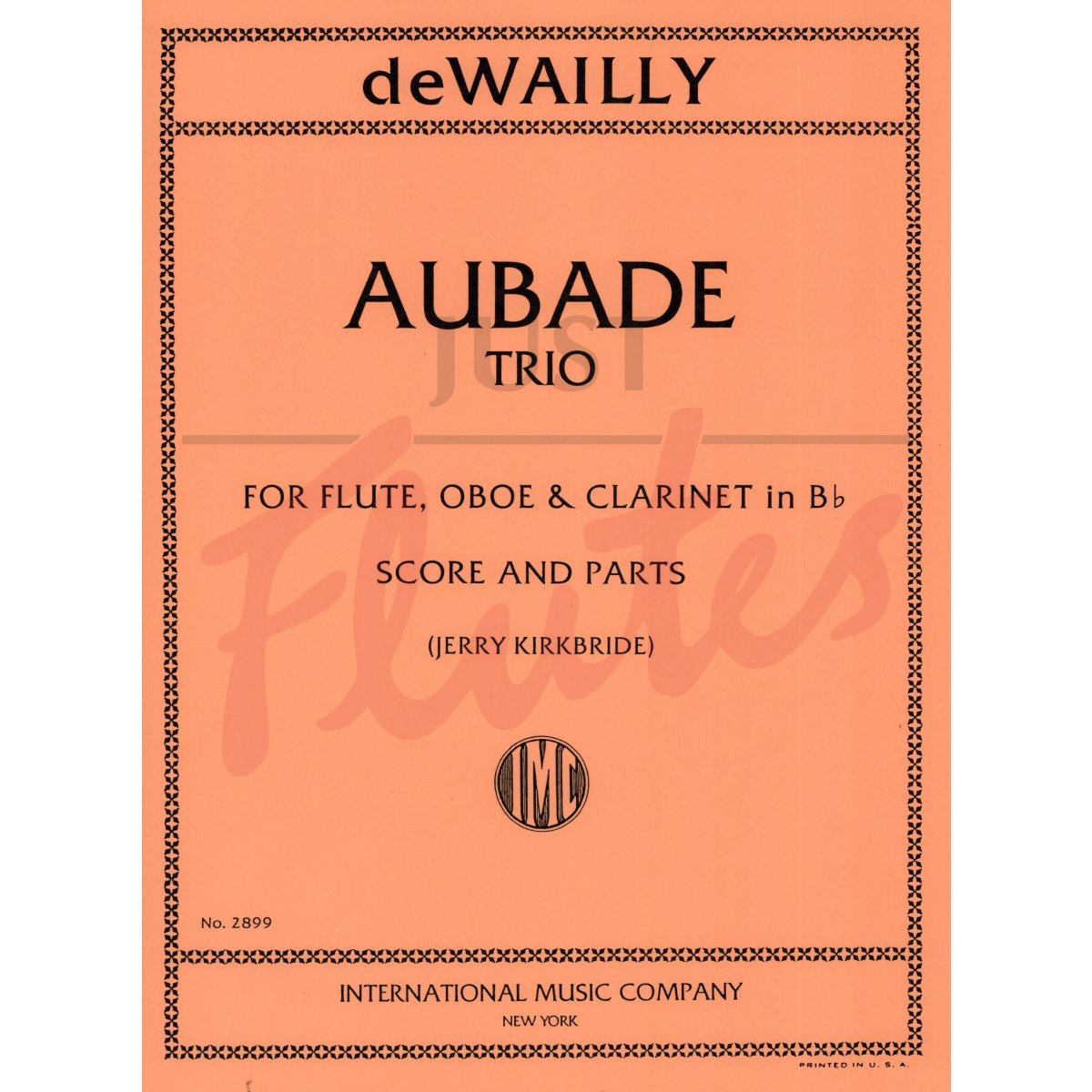 Aubade for Flute, Oboe, and Bb Clarinet