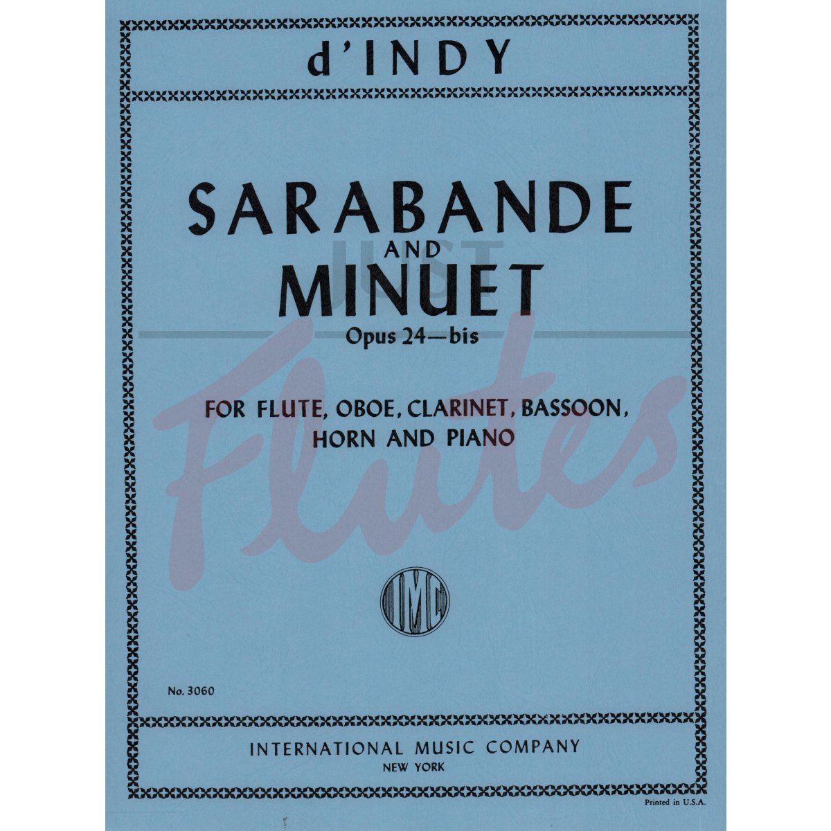 Sarabande and Minuet for Wind Quintet and Piano
