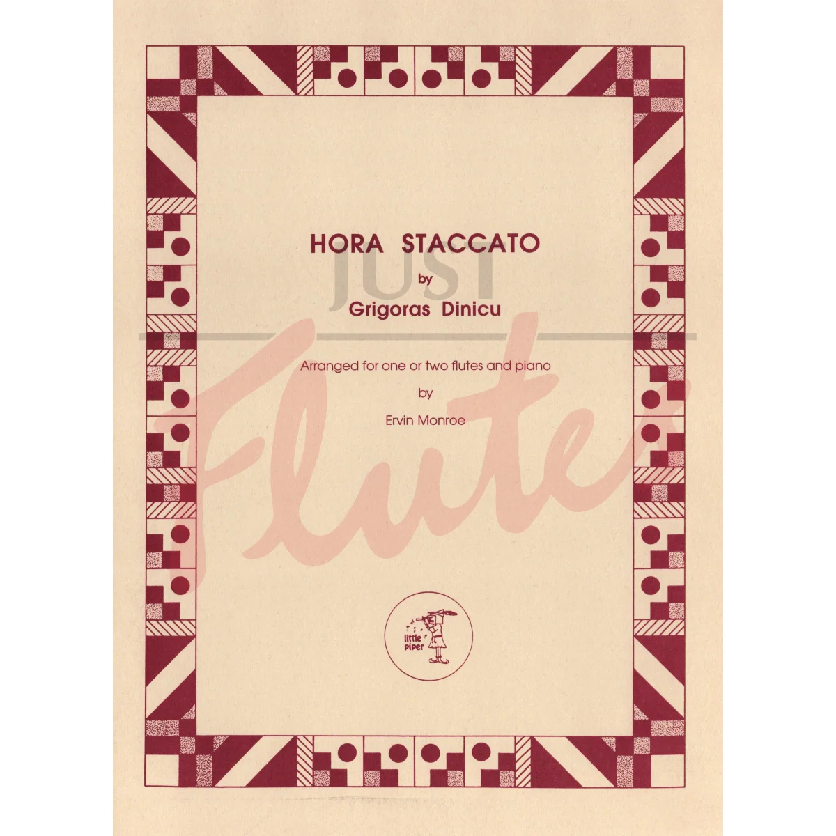 Hora Staccato for One or Two Flutes and Piano