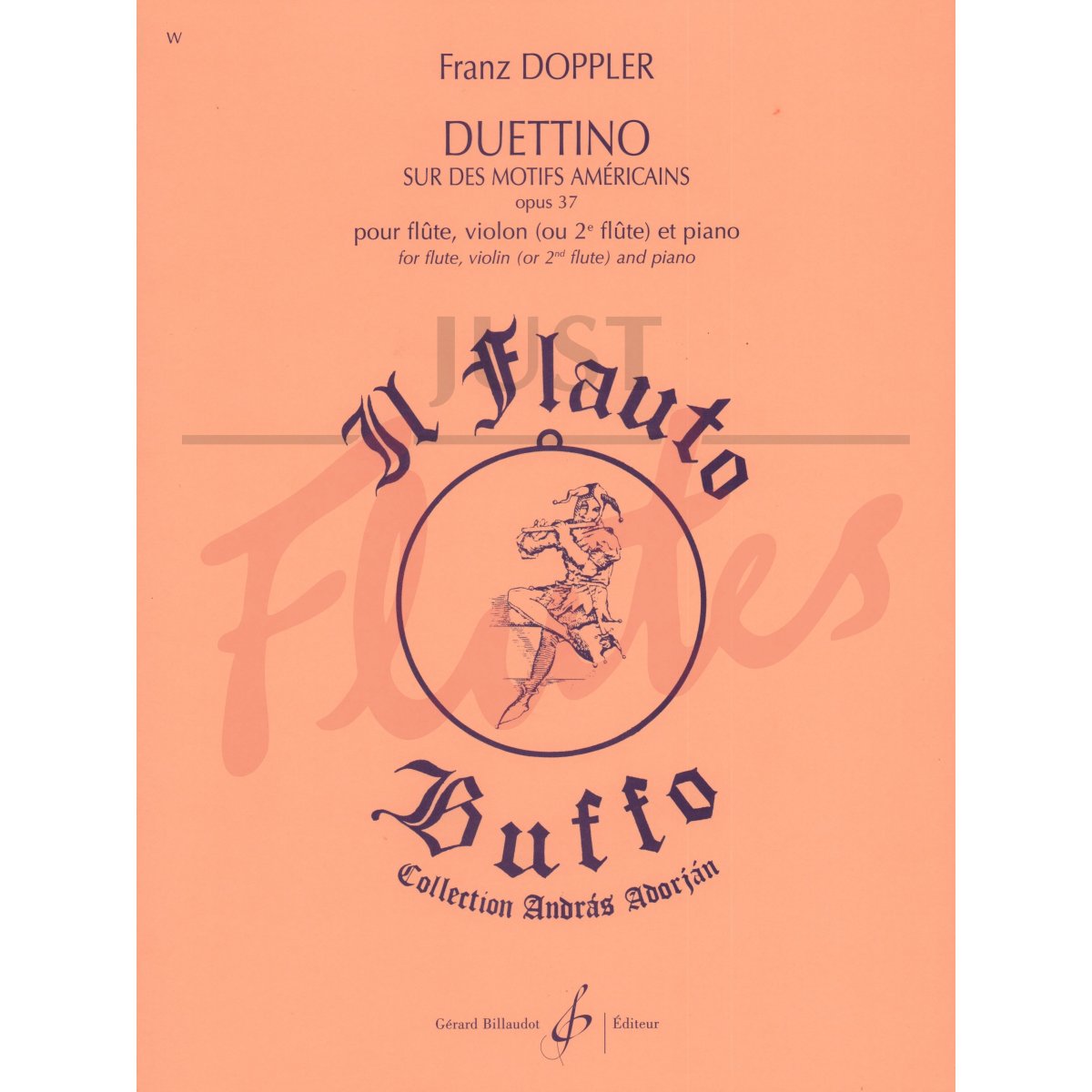 Duettino sur des Motifs Américains for Two Flutes (or Flute and Violin) and Piano
