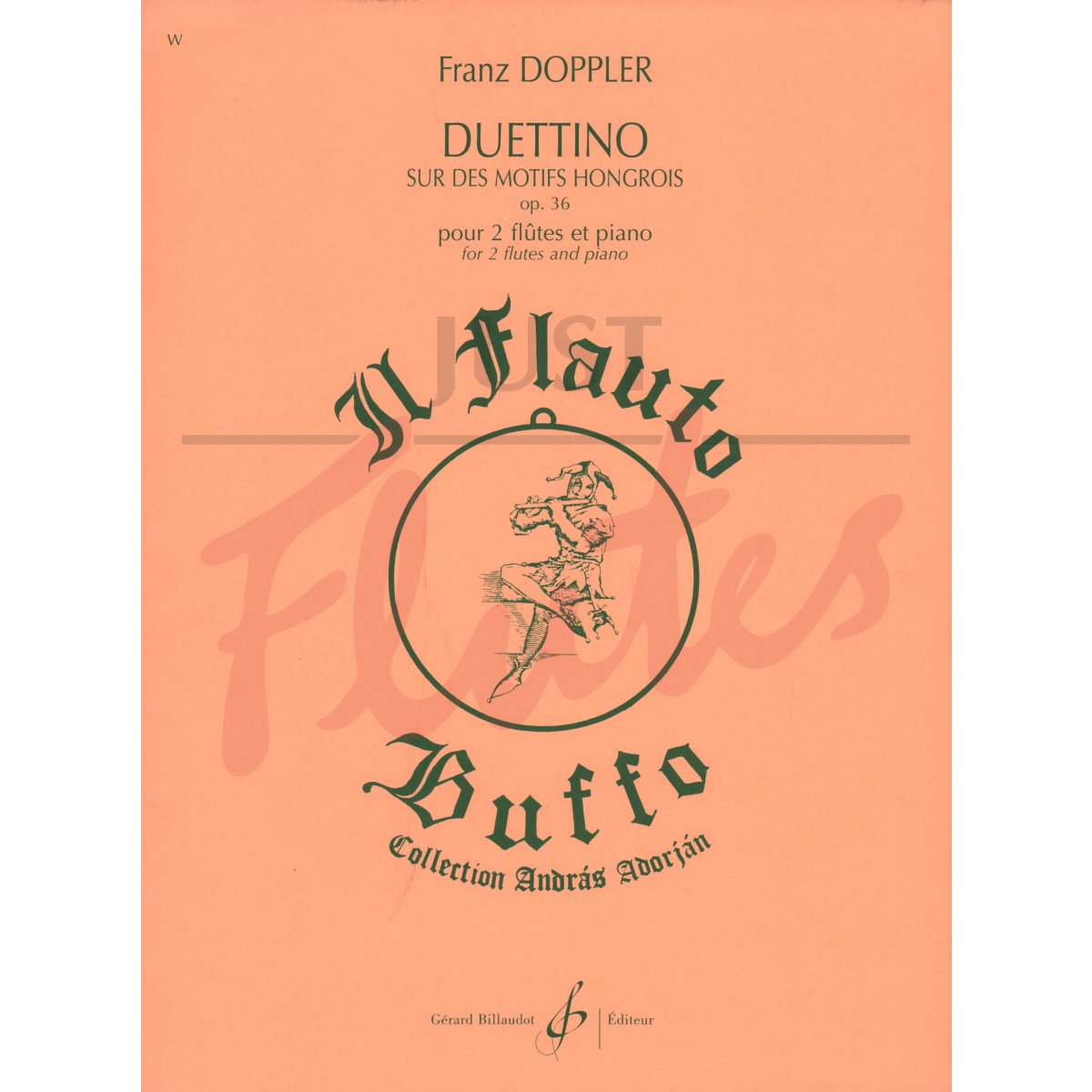 Duettino sur des Motifs Hongrois for Two Flutes and Piano