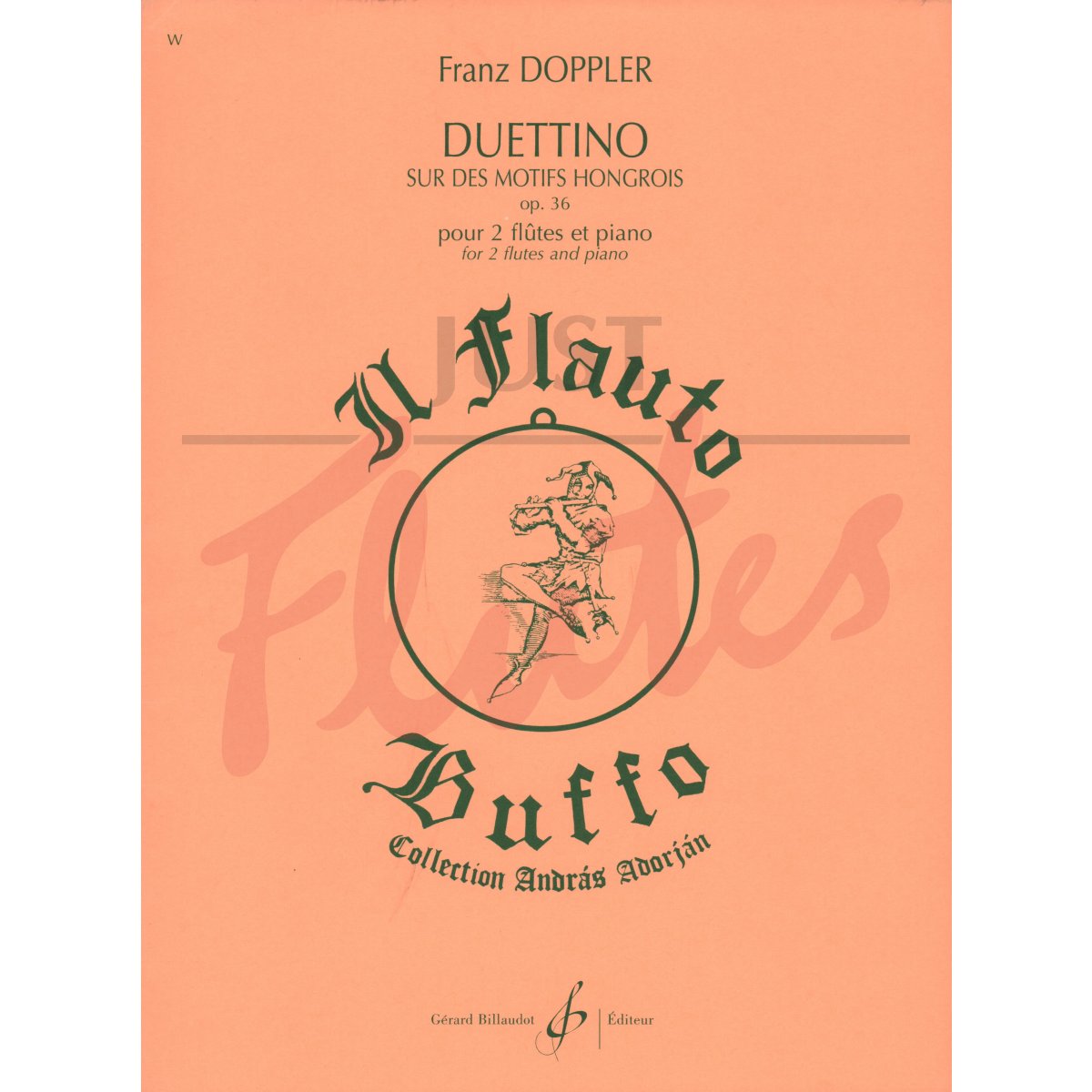 Duettino sur des Motifs Hongrois for Two Flutes and Piano