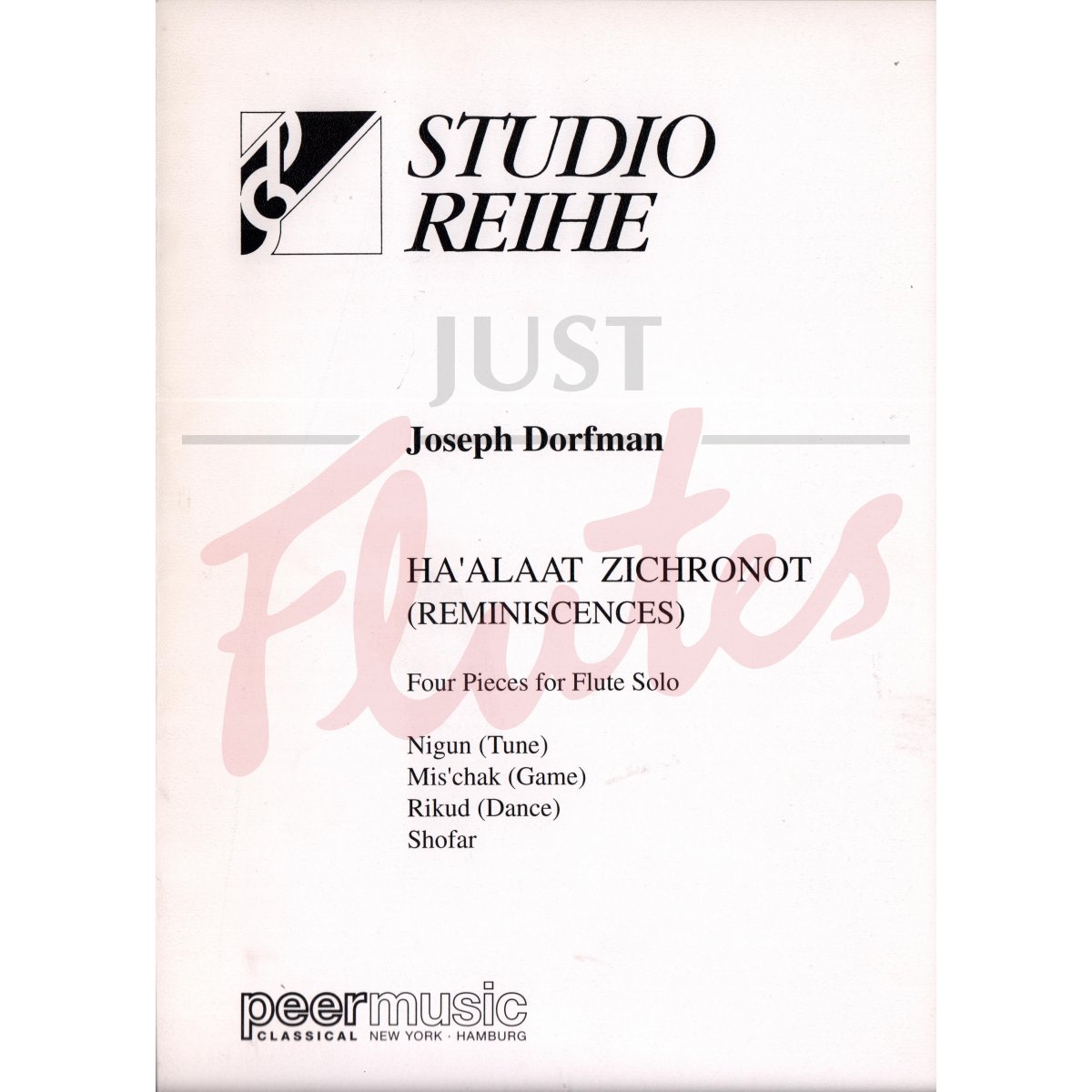 Ha'alaat Zichronot (Reminiscences) - Four Pieces for Flute Solo