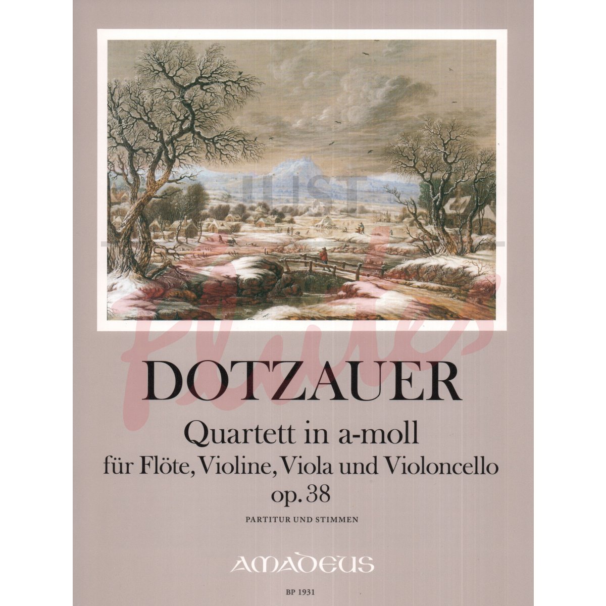 Quartet in A minor for Flute, Violin, Viola and Cello