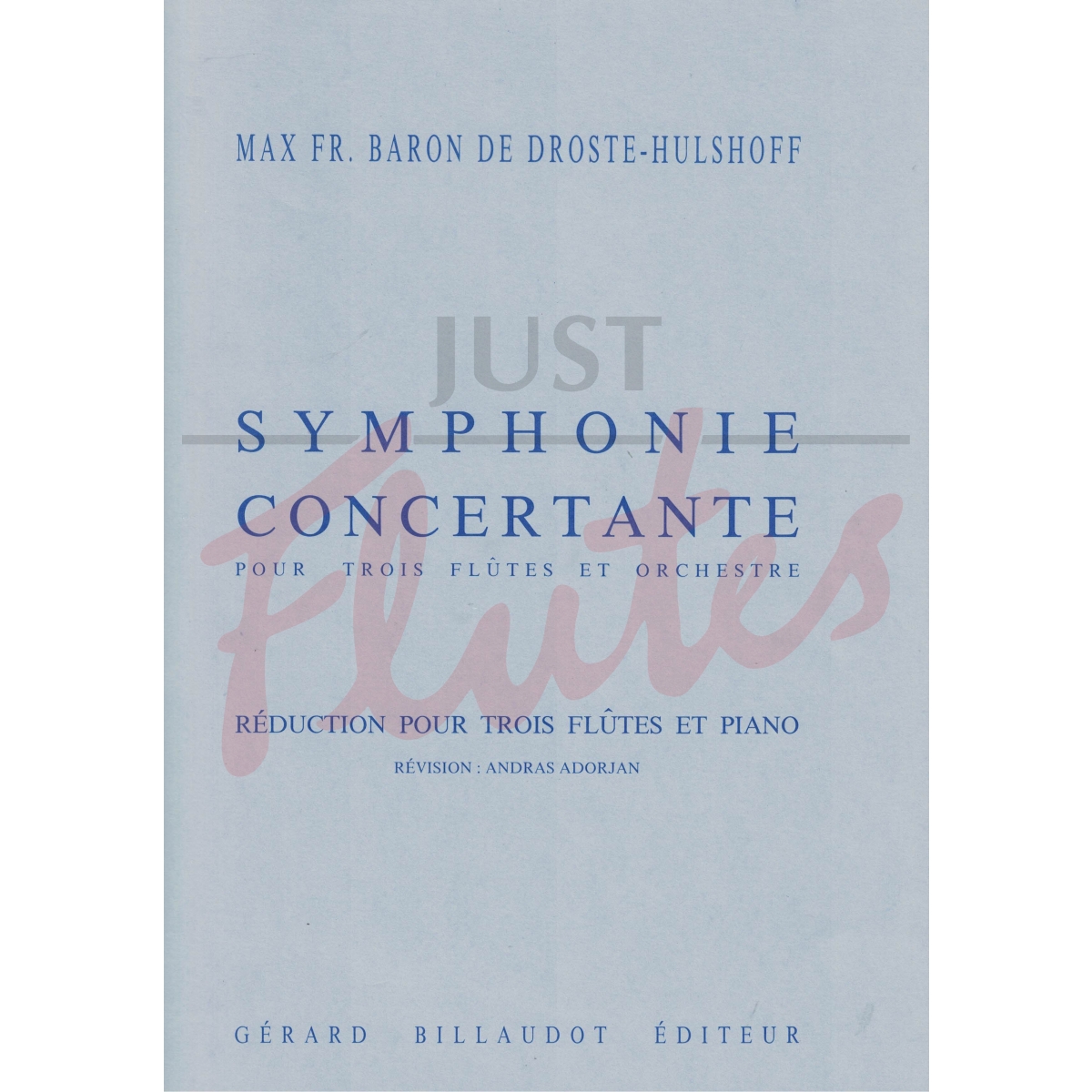Symphonie Concertante for Three Flutes and Piano
