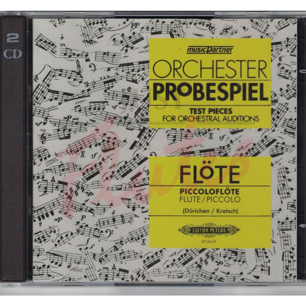 Orchester-Probespiel: Test Pieces for Flute Orchestral Auditions [2xCD]