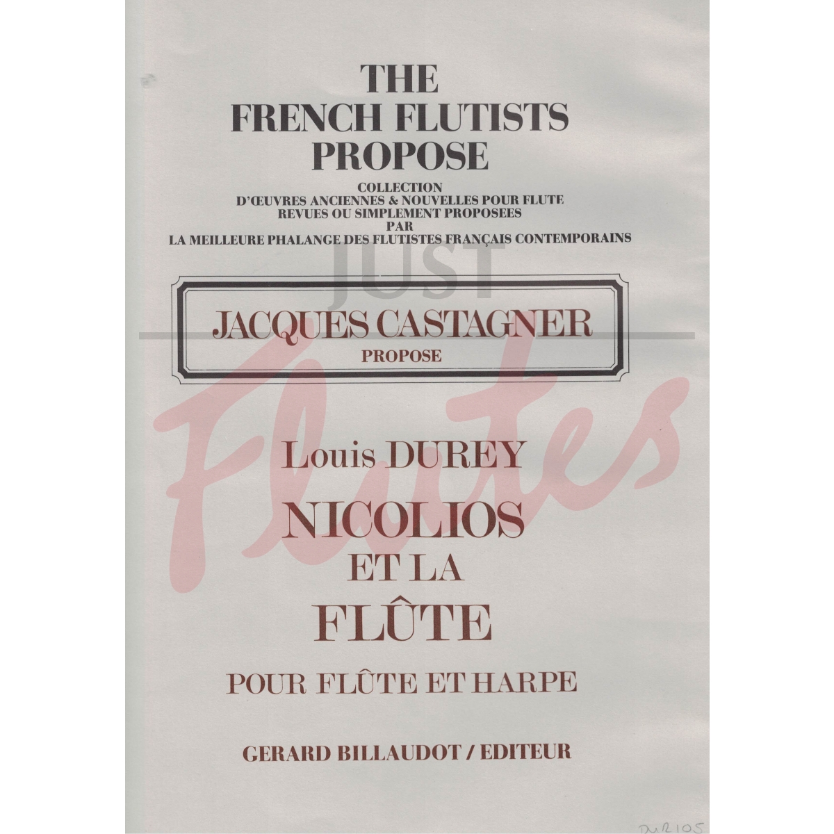 Nicolios et la Flute for Flute and Harp