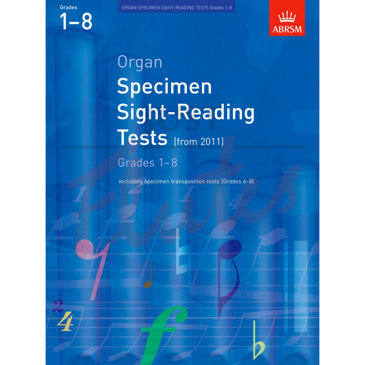 Specimen Sight-Reading Organ Grades 1-8 from 2011