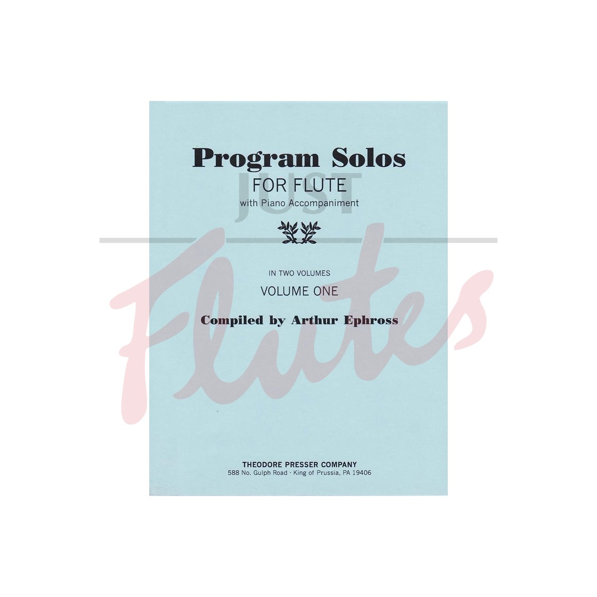 Program Solos for Flute and Piano, Volume 1