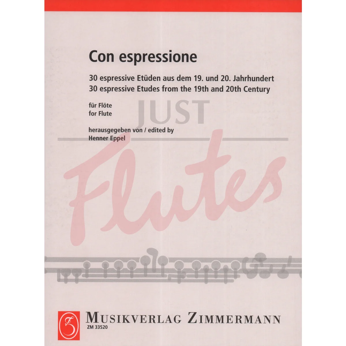 Con Espressione: 30 Espressive Etudes from the 19th and 20th Century for Flute