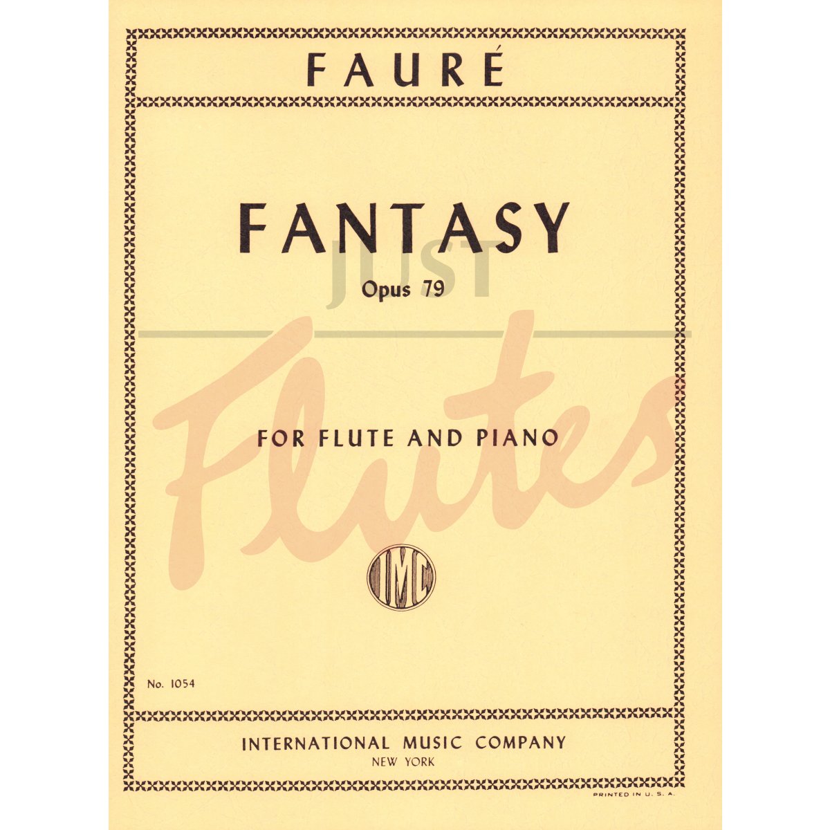 Fantasie for Flute and Piano