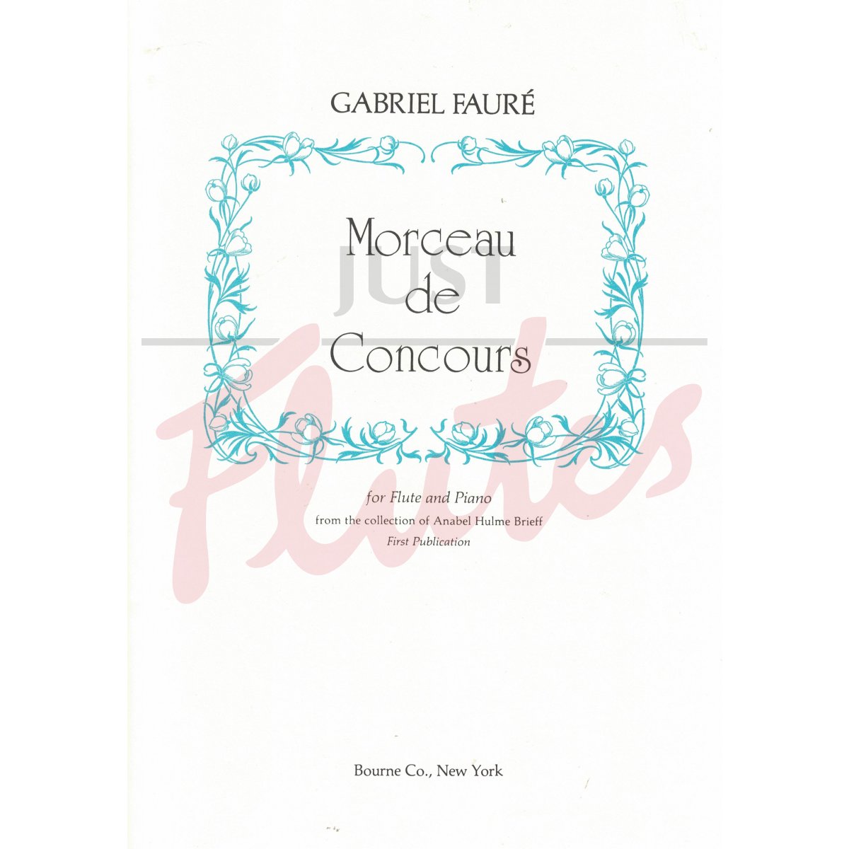 Morceau de Concours for Flute and Piano
