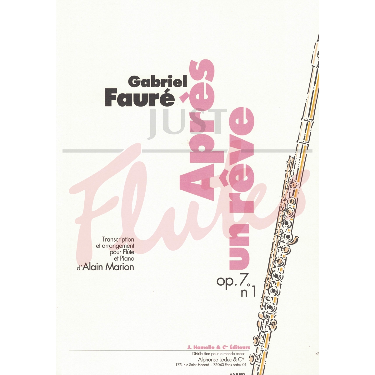 Après un Rêve for Flute and Piano