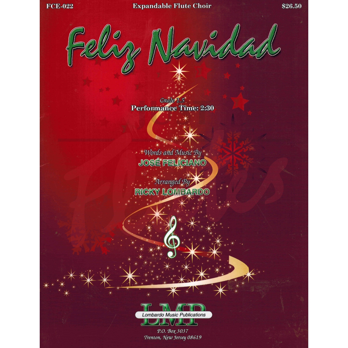 Feliz Navidad for Flute Choir