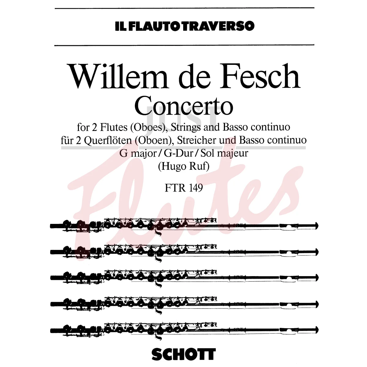 Concerto in G major for Two Flutes and Piano