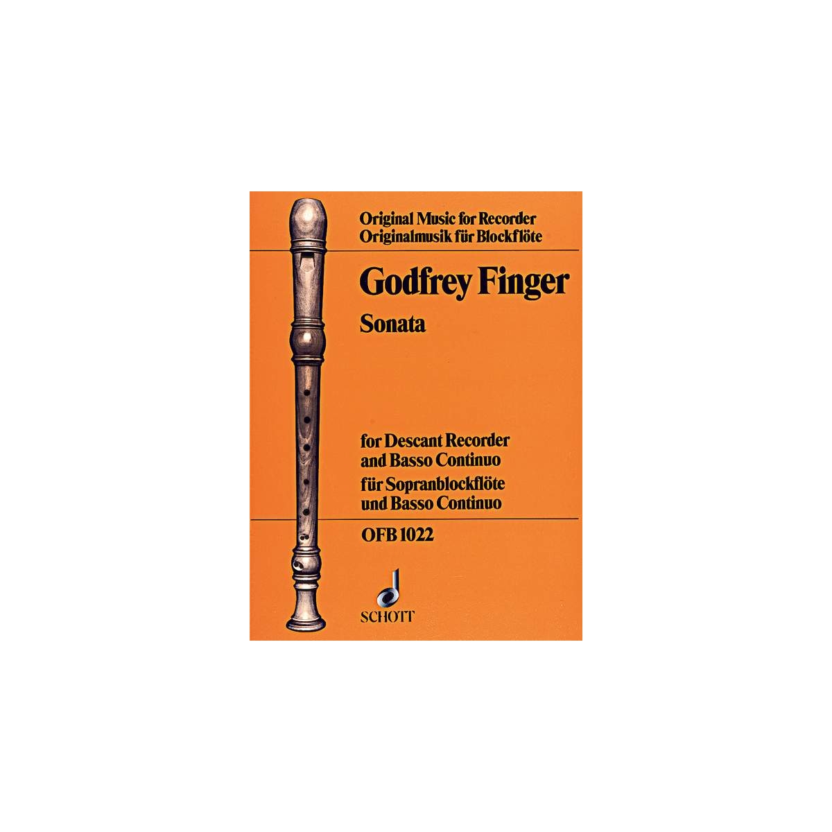 Sonata for Descant Recorder &amp; Piano (incl. figured bass)