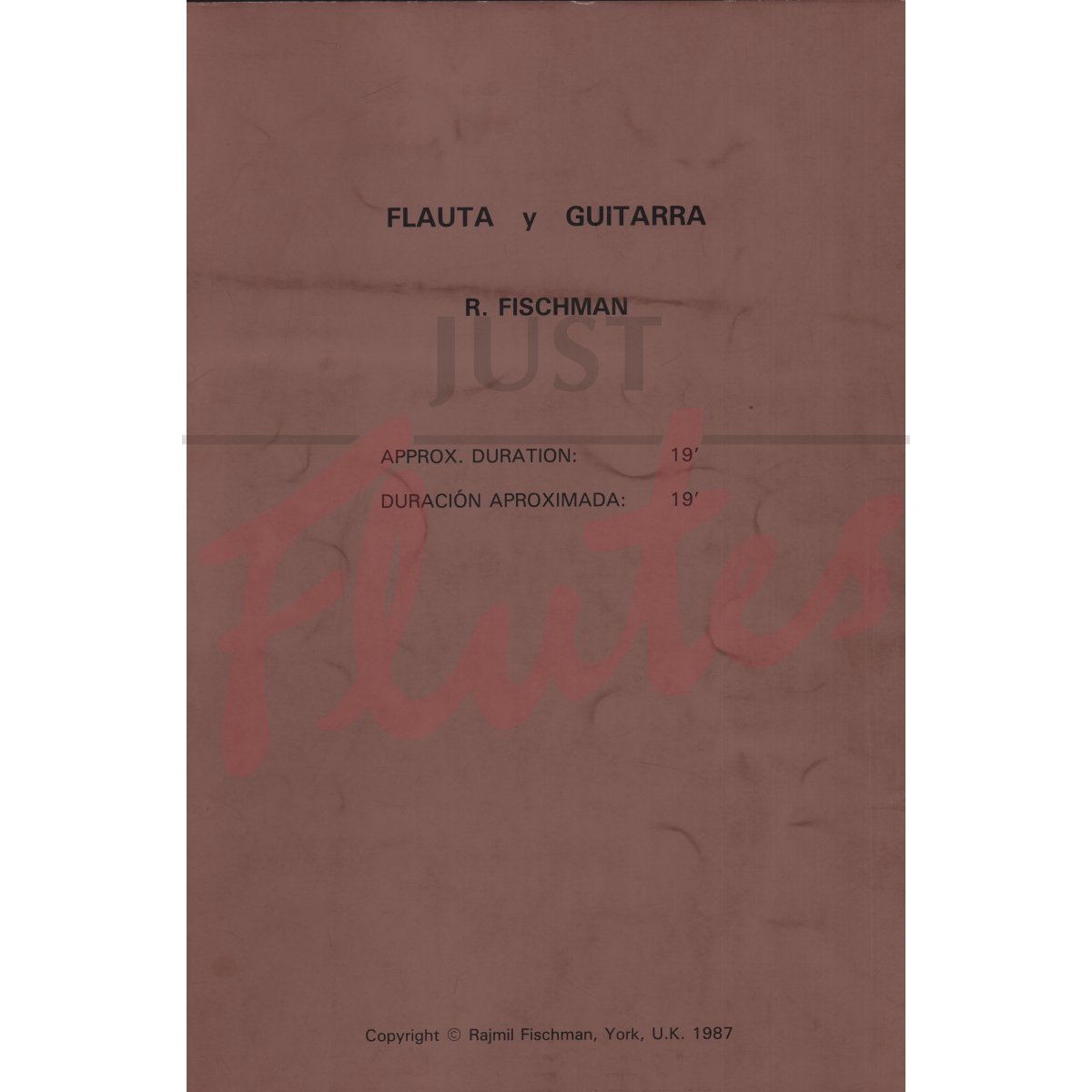 Flauta y Guitarra for Flute and Guitar 
