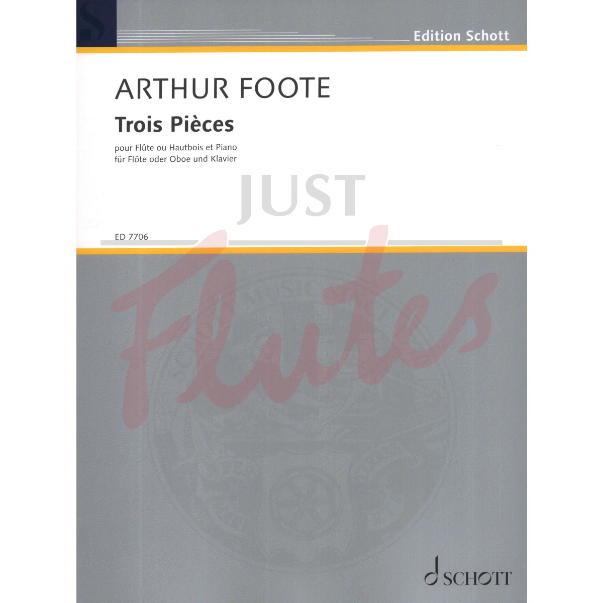 Trois Pièces for Flute/Oboe and Piano