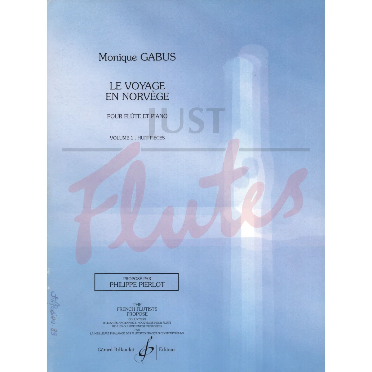 Le Voyage en Norvege for Flute and Piano Vol 1