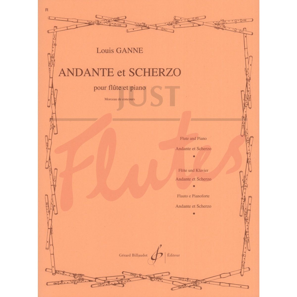 Andante and Scherzo for Flute and Piano