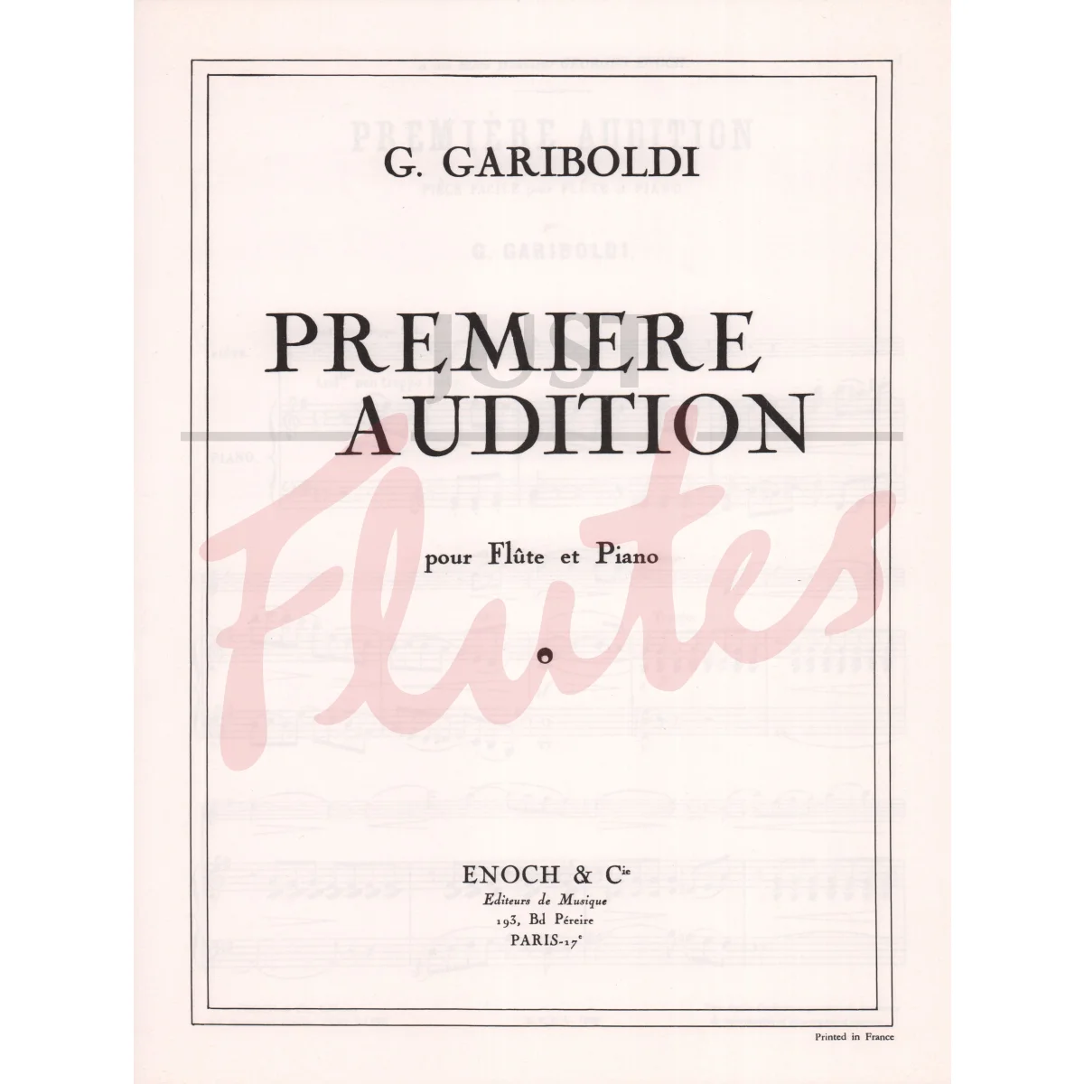 Premier Audition for Flute and Piano