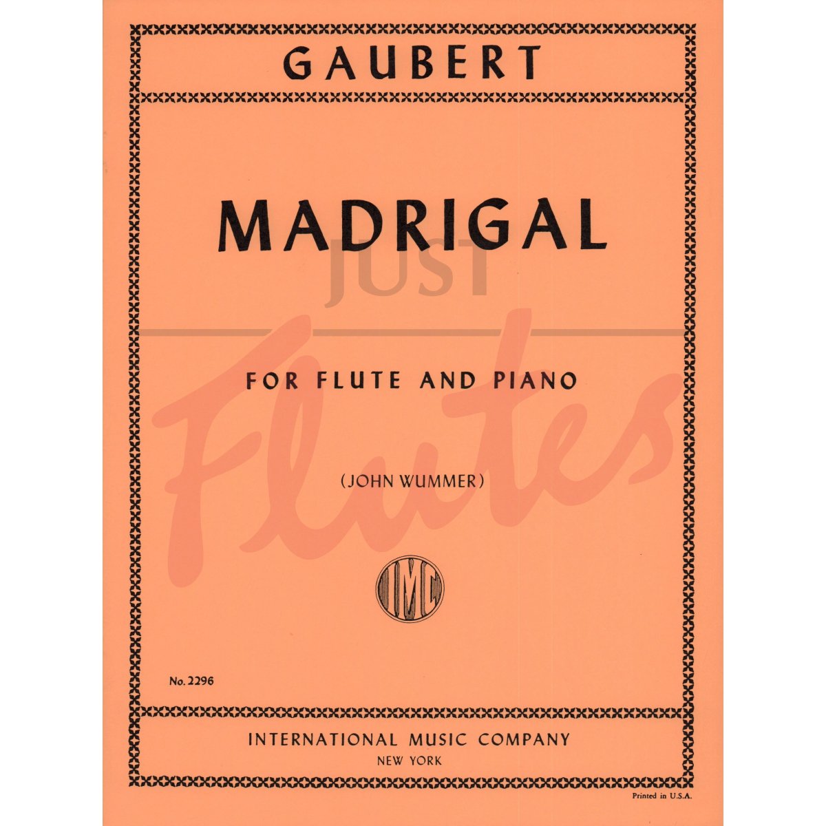 Madrigal for Flute and Piano