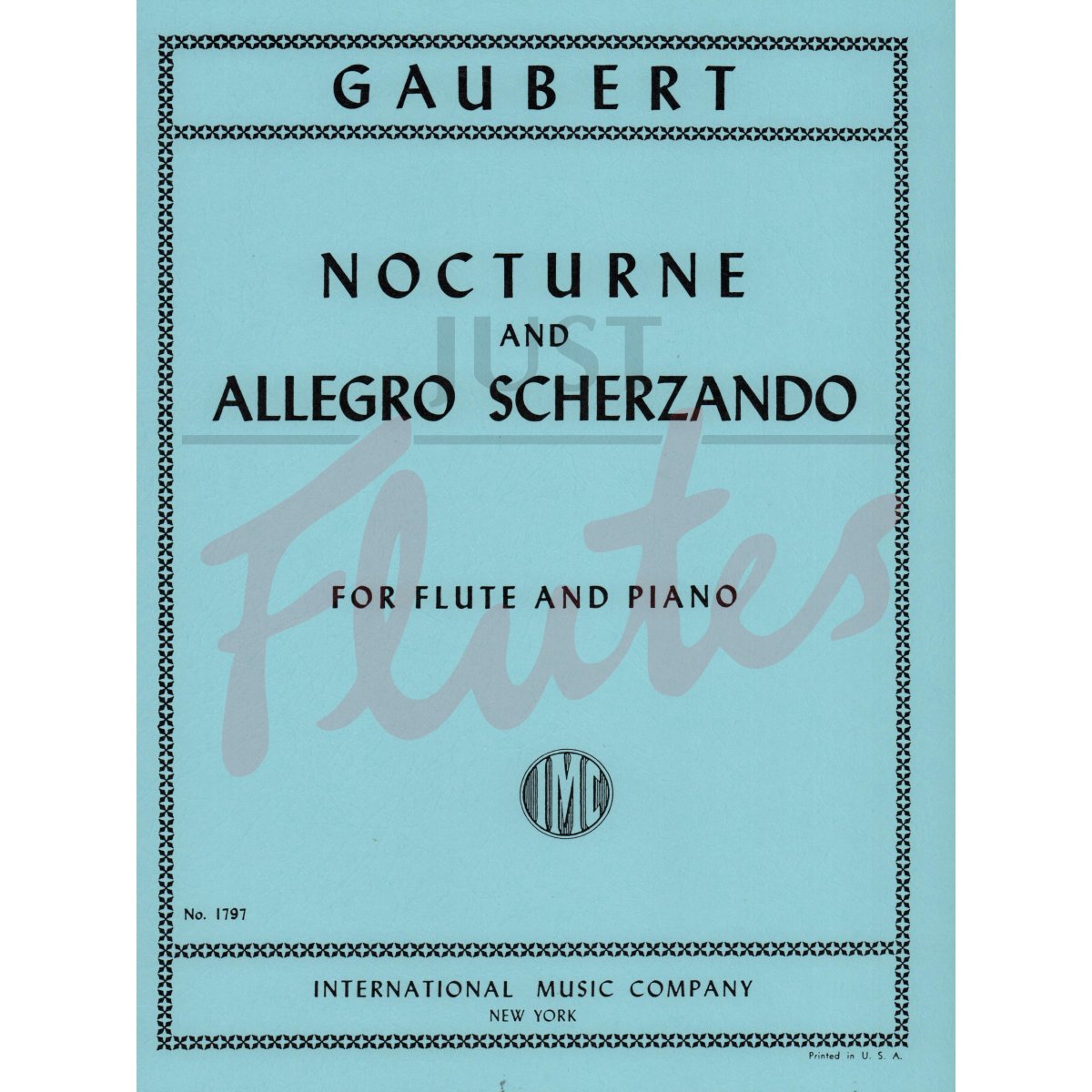Nocturne and Allegro Scherzando for Flute and Piano