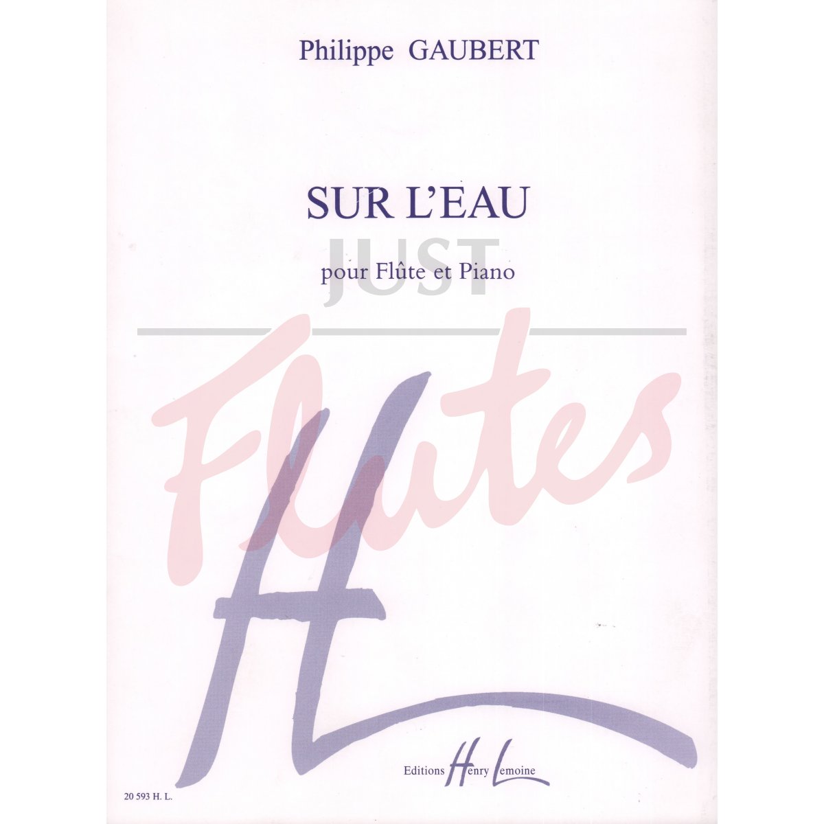 Sur L&#039;Eau for Flute and Piano