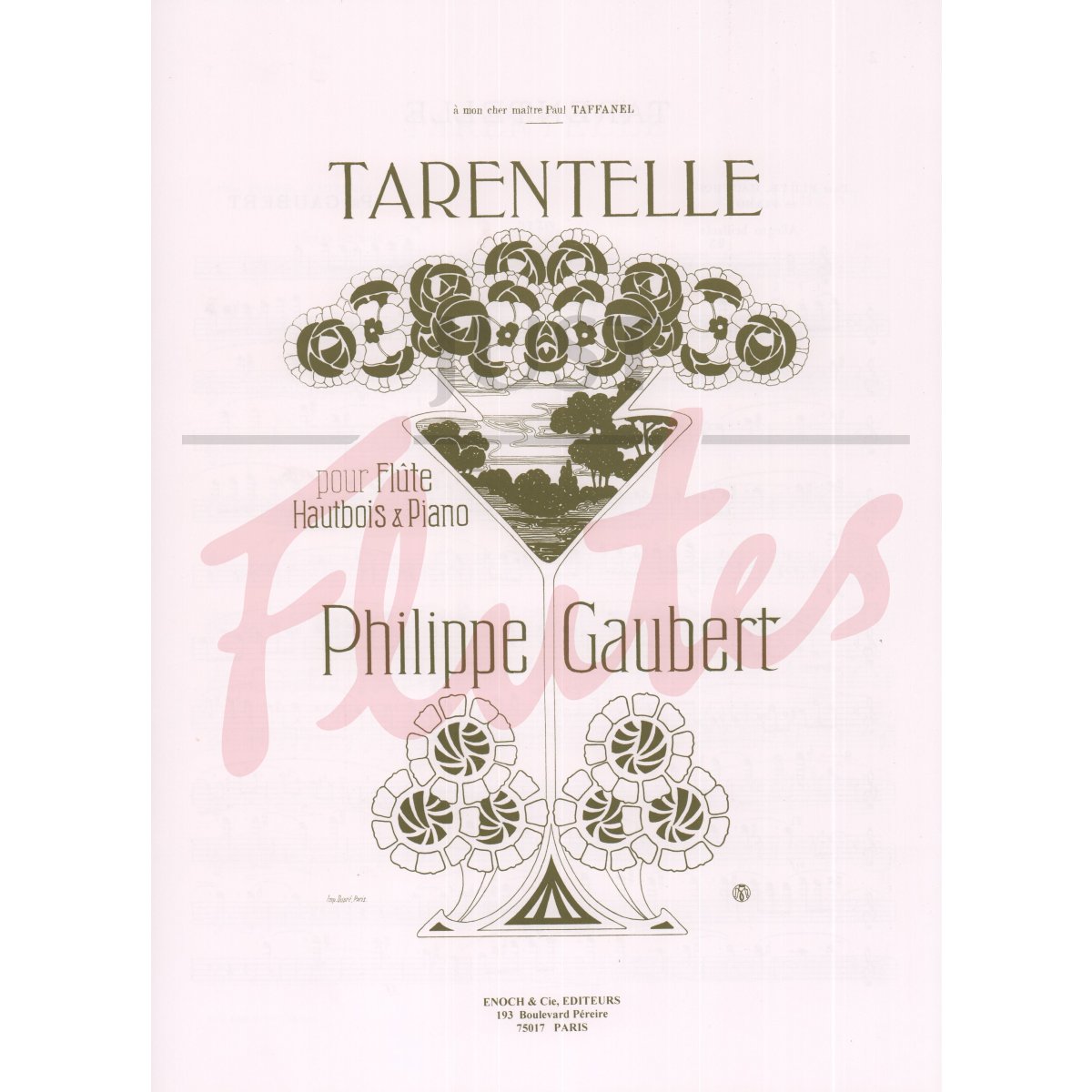 Tarentelle for Flute, Oboe and Piano