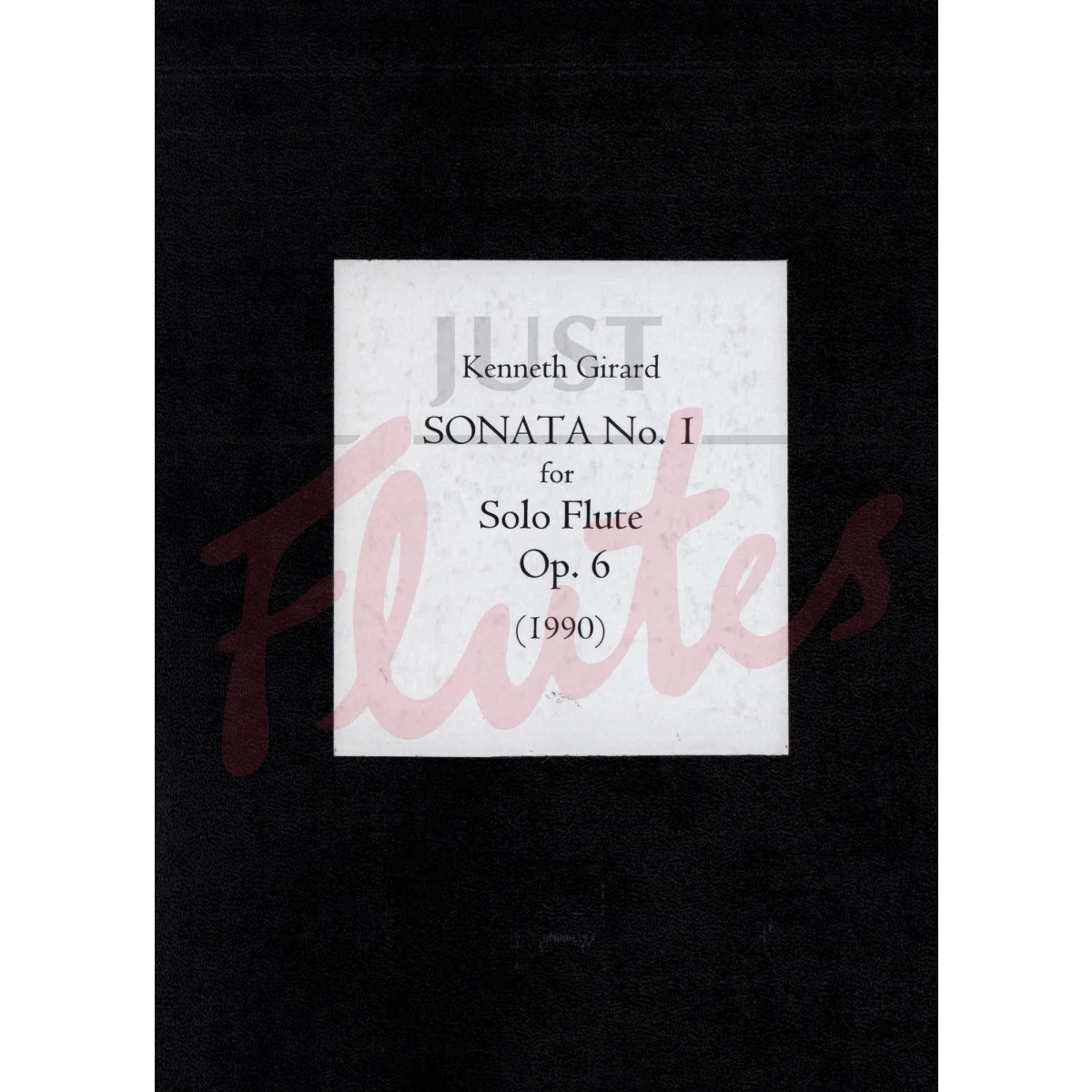 Sonata No. 1 for Solo Flute