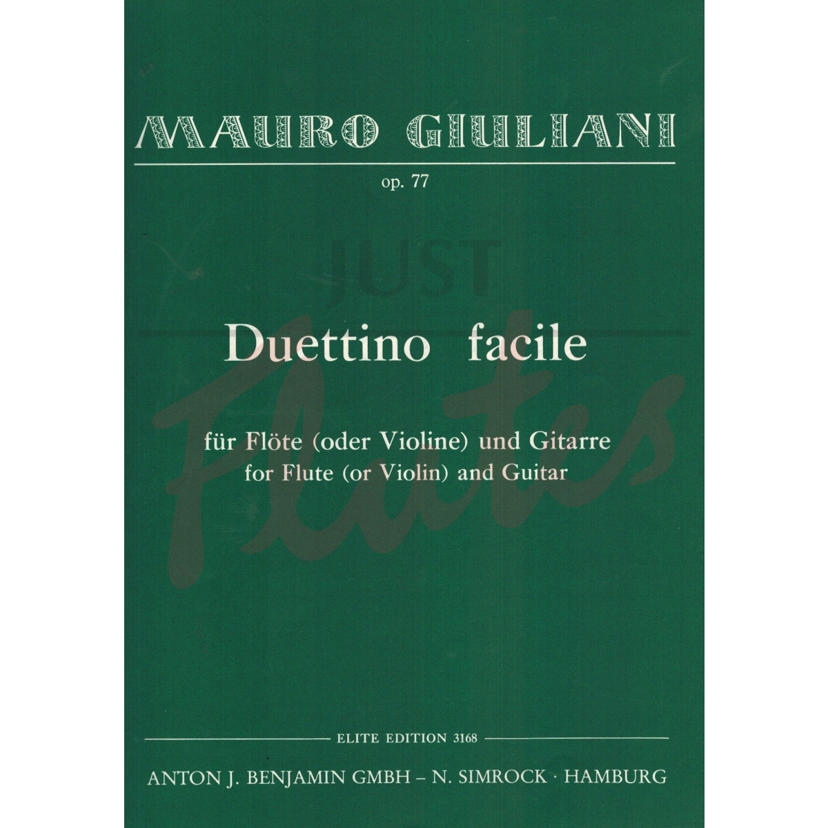 Duettino Facile for Flute (or Violin) and Guitar