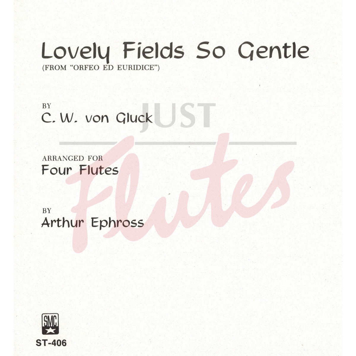 Lovely Fields So Gentle [4 Flutes]