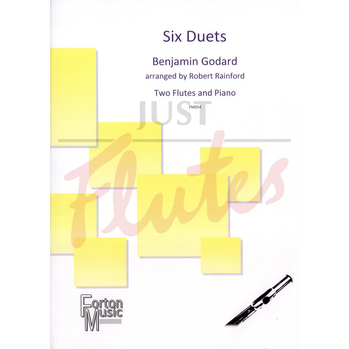 Six Duets arranged for Two Flutes and Piano