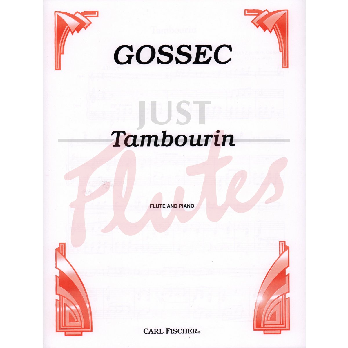 Tambourin for Flute and Piano