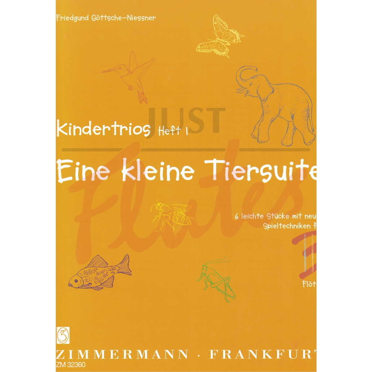 Eine Kleine Tiersuite from Kindertrios Book 1 for Three Flutes