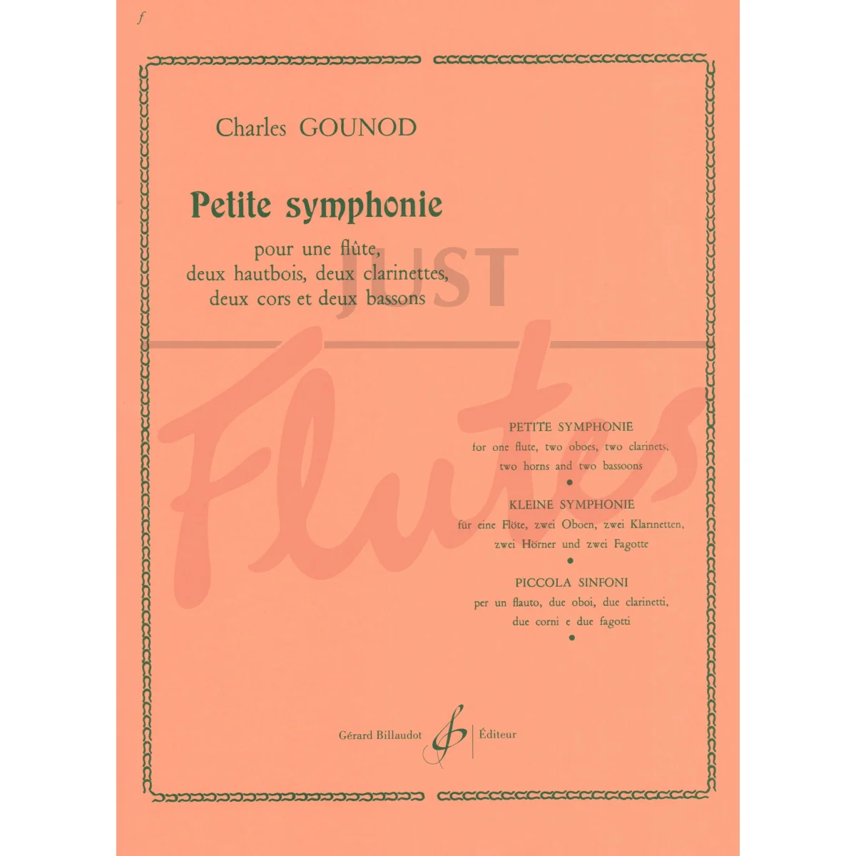Petite Symphonie for Flute, Two Oboes, Two Clarinets, Two French Horns and Two Bassoons