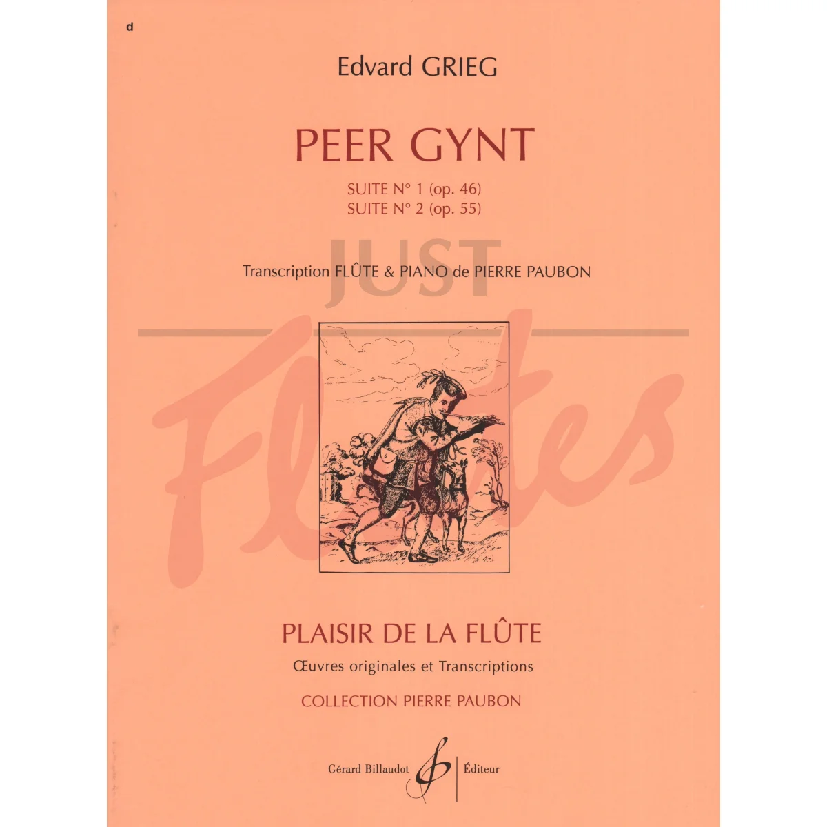 Peer Gynt Suite No. 1 Op. 46 &amp; Suite No. 2 Op.55 for Flute and Piano