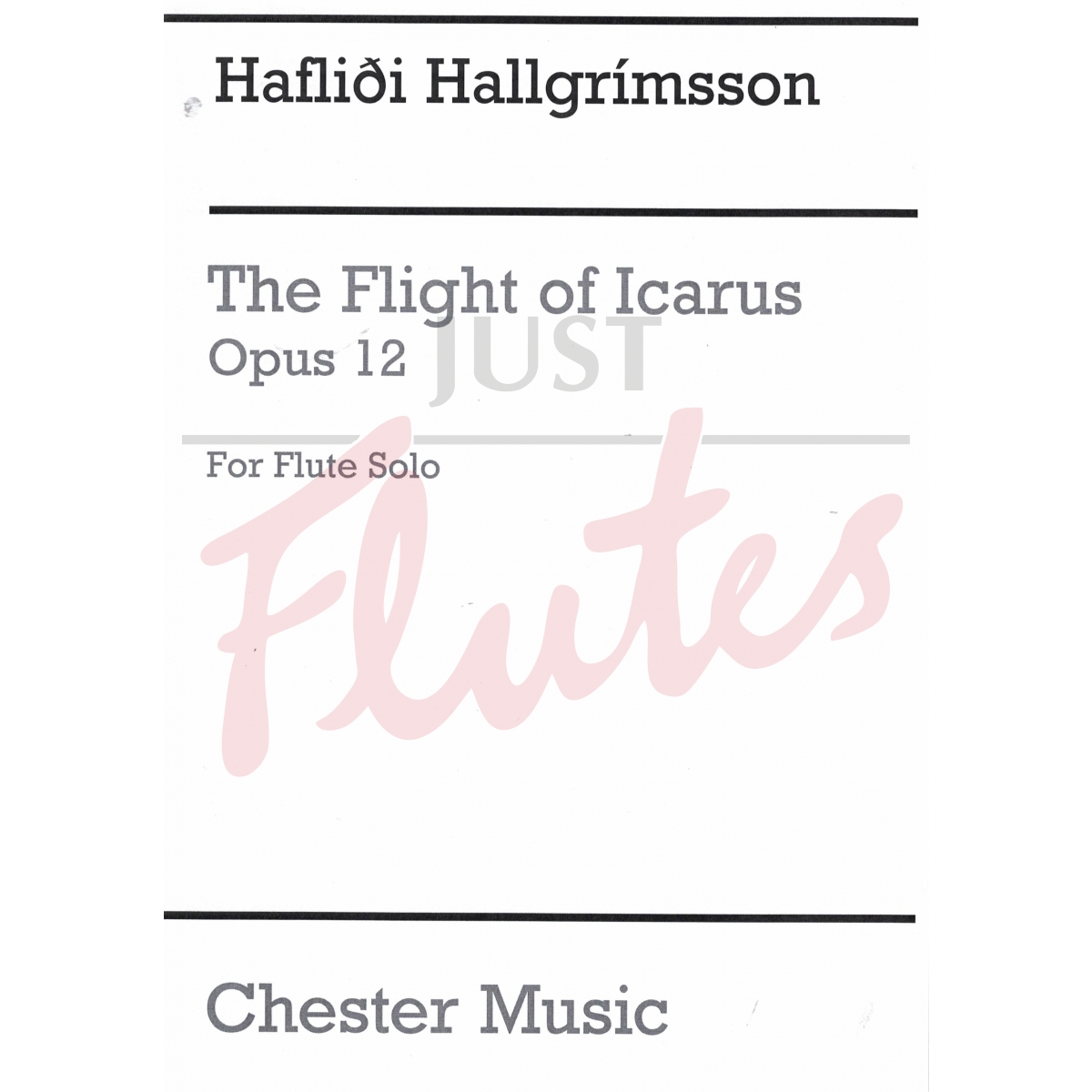 The Flight of Icarus for Flute Solo
