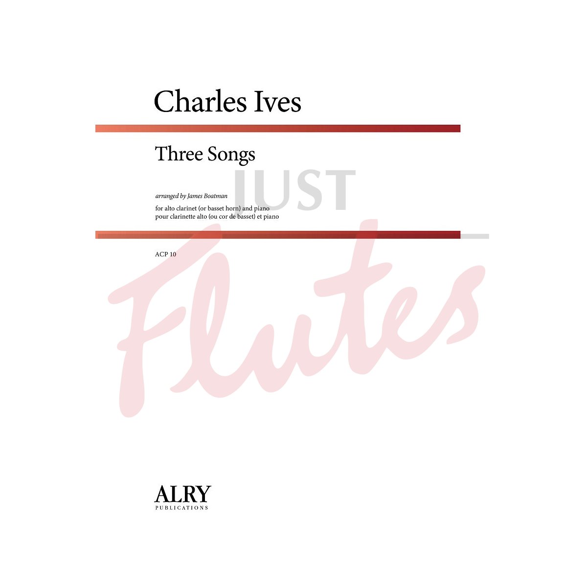 Three Songs for Alto Clarinet and Piano