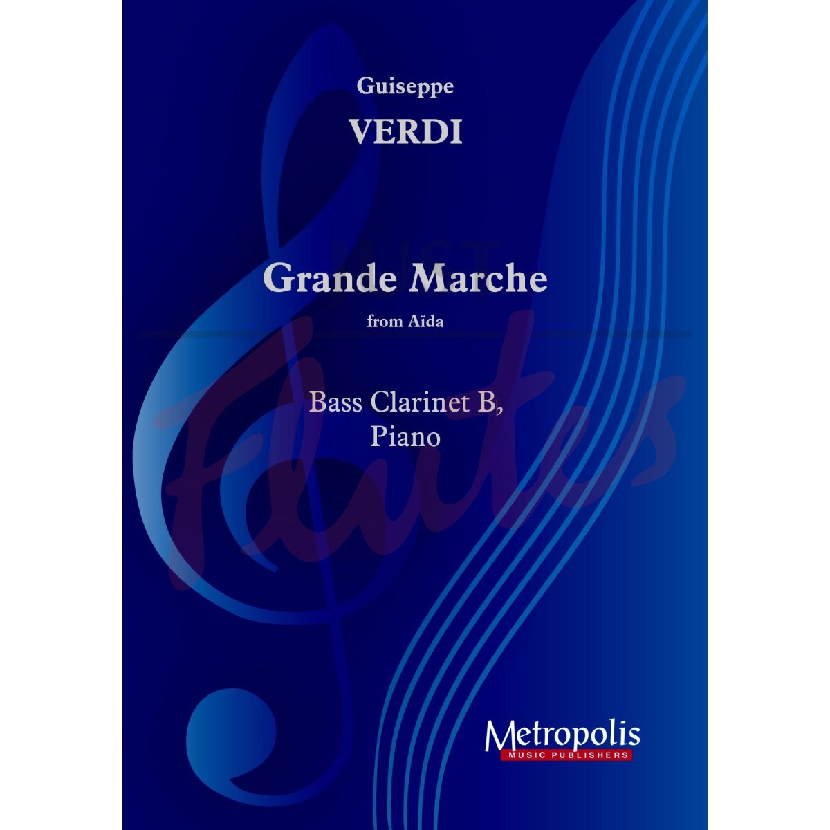 Grande Marche from Aïda for Bass Clarinet and Piano