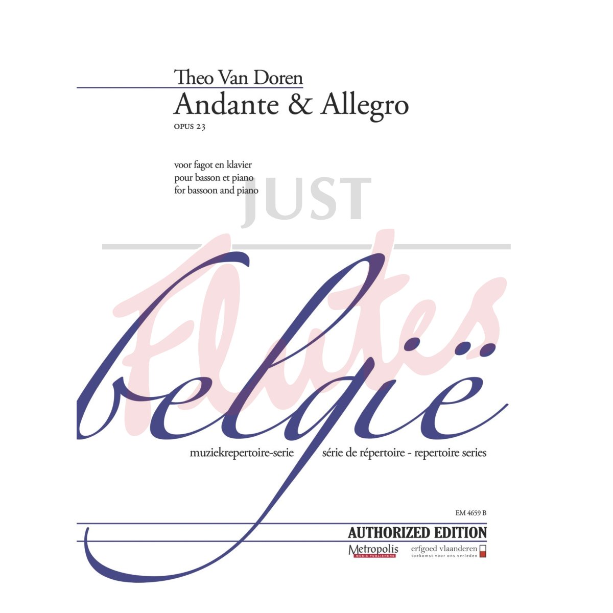 Andante &amp; Allegro for Bassoon and Piano