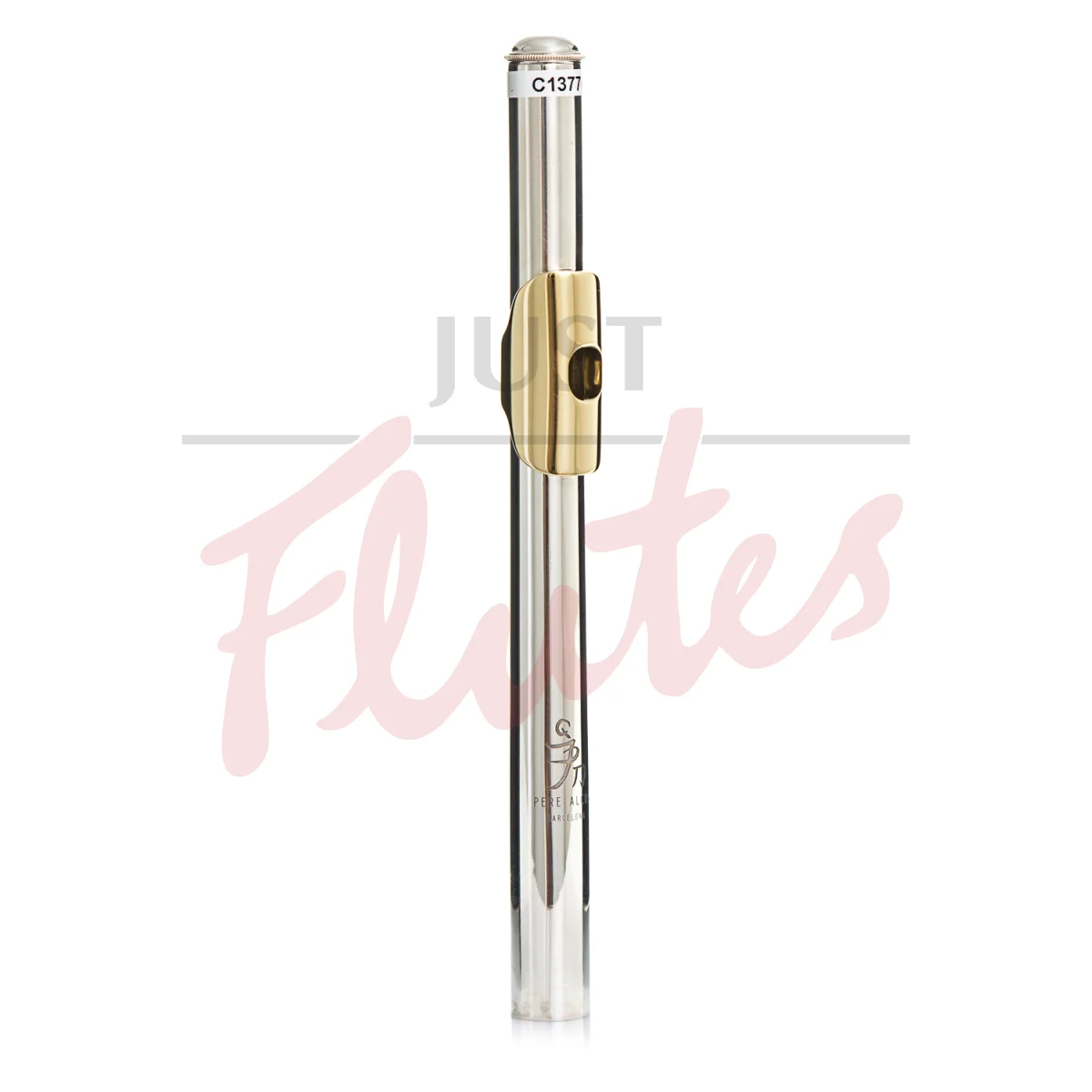 Pere Alcon .950 Solid Flute Headjoint with 14k Lip &amp; Riser